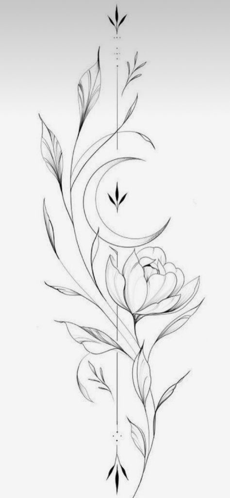 Tattoo Bein Frau, Arm Tattoos For Women Forearm, Small Rib Tattoos, Word Tattoo Ideas, Simple Flower Tattoo, Simple Arm Tattoos, Rib Tattoos For Women, Floral Thigh Tattoos, Mystical Tattoos