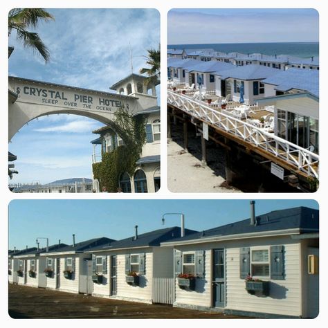 Crystal Pier at Pacific Beach - San Diego, CA Pacific Beach San Diego, San Diego Houses, San Diego Beach, Pacific Beach, San Diego, California, Hotel, Water