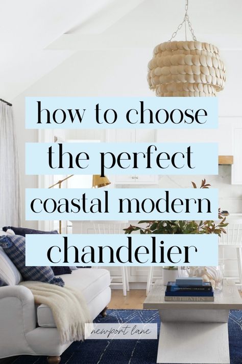 Elevate your coastal home with our guide on How to Choose the Right Chandelier: Coastal Home Edition. Discover tips on selecting the perfect Dining Room Light Fixtures and a Round Chandelier Dining Room to enhance your space. Learn how to incorporate a Chandelier In Living Room for a cohesive look with Coastal Decor. Coastal Dining Room Chandelier Ideas, Coastal Chandelier Dining Room, Round Chandelier Dining Room, Chandelier Coastal, Modern Coastal Dining Room, Beach Chandelier, Modern Beach Cottage, Coastal Light Fixtures, Hamptons Style Decor