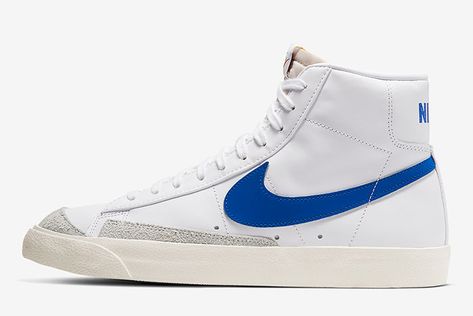 The Nike Blazer Mid ’77 Returns In Vintage Specifications Nike Blazer Mid 77 White, Zapatillas Nike Air Force, Nike Blazer 77, Blazer 77, Nike Air Max Motion, Zapatillas Nike Air, Blazer Mid 77 Vintage, Nike Blazers, Fall Sneakers