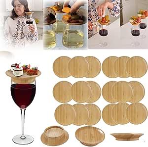 Generic Wine Glass Charcuterie Topper, 2024new Wine Glass Charcuterie Board Topper, Wine Glass Topper Charcuterie Plate, Wine Glass Topper Appetizer Plates, Charcuterie Wine Glass Toppe (20pcs), 1 Wine Glass Charcuterie, Glass Charcuterie Board, Charcuterie Plate, Appetizer Plates, Charcuterie Board, Appetizer, Home Kitchen, Wine Glass, Wine