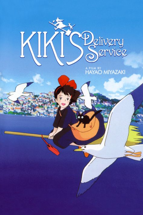 Kiki's Delivery Service Kikis Delivery Service Poster, Studio Ghibli Films, 동화 삽화, Kiki Delivery, I Love Cinema, Ghibli Studio, Kiki's Delivery Service, Takayama, Studio Ghibli Movies