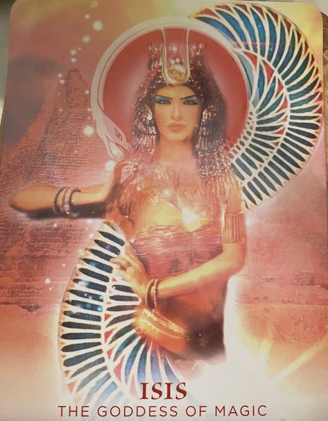 Feminity Quotes, Goddess Of Magic, Angel Tarot Cards, Divine Goddess, Angel Tarot, Divine Feminine Spirituality, Ascended Masters, Oracle Tarot, Egyptian Mythology