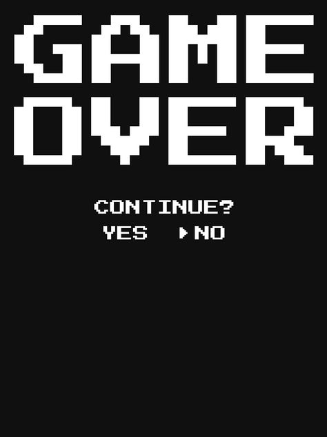 Black Game Aesthetic, Game Typography Design, Game Poster Ideas, Game Over Wallpaper, Gamer Posters, Gamer Wallpaper, Gamer Poster, Funny Gamer Shirt, Games Poster