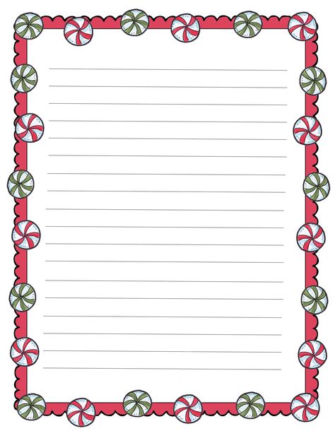 Christmas Stationary Printable Free, Christmas Boarders, Christmas Writing Paper, Christmas Stationary, Christmas Writing, Writing Paper Printable Stationery, Notepaper, Christmas Note, Elf Antics