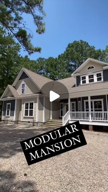 Triple Wide Modular Homes, Modular Homes Farmhouse, Clayton Modular Homes, Two Story Modular Homes, Best Modular Homes, Cabin Mansion, Modular Home Designs, Modern Modular Homes, Cabin Tiny House