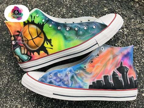 Custom airbrush shoes Airbrush Shoes, Bob Marley Shoes, Softball Helmet, Graffiti Shoes, Ice Cleats, Neon Shoes, Custom Airbrushing, Rose Shoes, Air Brush