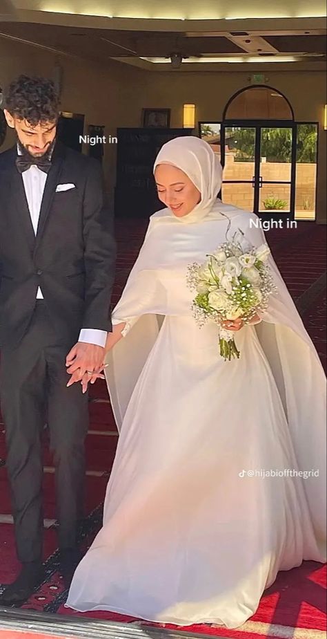 Abaya Wedding Dress, Hijabi Wedding Dress, Islamic Wedding Dress, Modest Bridal Dresses, Wedding Dress Hijab, Wedding Abaya, Hijabi Wedding, Muslim Wedding Gown, Nikah Outfit