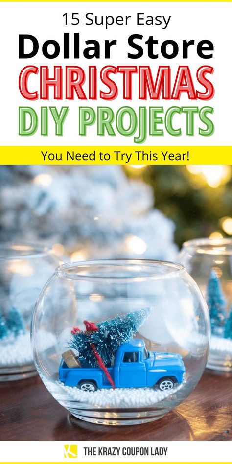 Christmas Diy Projects, Dollar Store Christmas Diy, Dollar Store Christmas Decor, Dollar Tree Christmas Decor, Dollar Store Christmas Crafts, Cheap Christmas Gifts, Dollar Store Christmas, Dollar Tree Christmas, Cheap Christmas