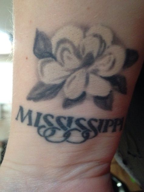 My Mississippi tattoo on my wrist. <3 it! Mississippi Tattoo, State Tattoos, Tattoo Girl, Top Tattoos, Mississippi State, Tattoos Ideas, Best Tattoo, Tattoo On, Paw Print Tattoo