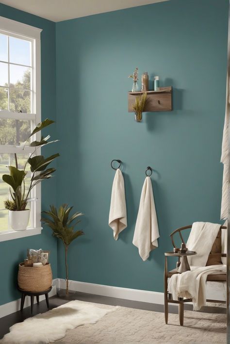 1. Interior Design
2. Color Trends
3. Teal Paint Colors
4. Behr Paint Bay Water Behr Paint, Aqua Paint Colors Behr, Behr Teal Paint Colors, Dusty Teal Paint Color, Teal Wall Colors, Teal Cabinets, Teal Paint Colors, Rustic Design Style, Aqua Walls