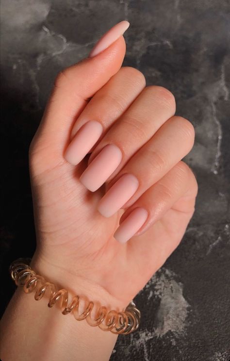 Matte Pink Nails, Nails Matte, Nagel Tips, Edgy Nails, Soft Nails, Pink Acrylic Nails, Neutral Nails, Fire Nails, Dream Nails