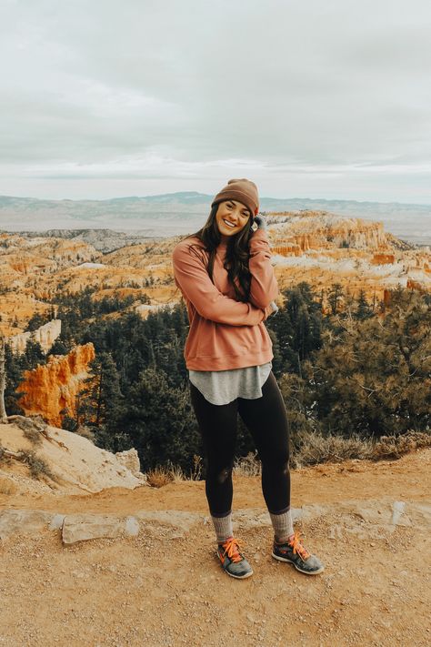 Sarah K. Hammer, @skhammer, wearing Albion Fit while visiting Bryce Canyon National Park, Utah in winter to see the beautiful contrast of white snow and red rock. Bryce Canyon has the most gorgeous landscape. It's the perfect place to adventure with friends. Hiking girls, hiking guys, all will find joy in the journey. Utah In Winter, Adventure With Friends, Girls Hiking, Friends Hiking, Hiking Girl, Find Joy In The Journey, Librarian Style, Joy In The Journey, Albion Fit