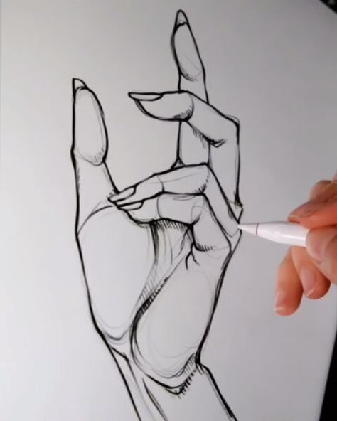 A very cool tutorial with the basics to draw a hand study by @alicjanai. Do you you enjoy tips and tutoriala like this one? What do you… Hands Tutorial, Hand Drawing Reference, Ipad Drawings, Drawing Faces, Arte Sketchbook, Hand Sketch, Pencil Art Drawings, Trik Fotografi, Art Drawings Sketches