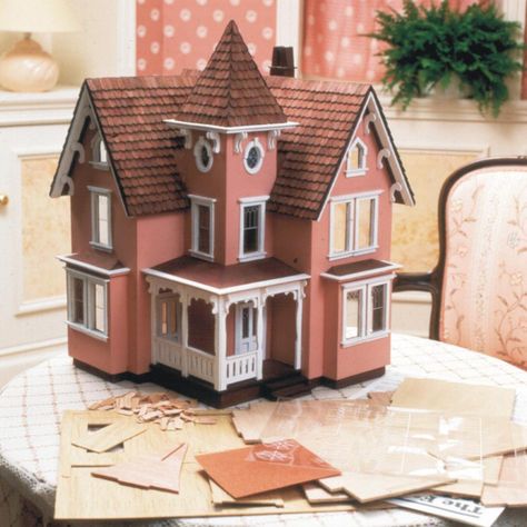 Fairfield Dollhouse Kit by Greenleaf Dollhouses - Walmart.com - Walmart.com Fairfield Dollhouse, Beacon Hill Dollhouse, Dollhouse Family, Build A Playhouse, Doll House Plans, Victorian Dollhouse, Charming House, Dollhouse Kits, Miniature Houses