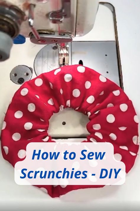 Tips Menjahit, Corak Menjahit, Sewing Headbands, Projek Menjahit, Diy Hair Scrunchies, Diy Hair Accessories Ribbon, Scrunchies Diy, Costura Fashion, Sewing Machine Projects