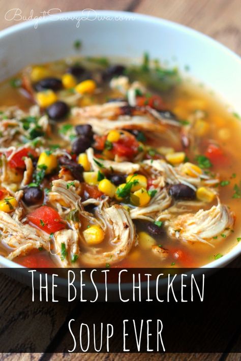 Sick days aren't so bad after all with this awesome chicken soup recipe! Satisfy your health and nutritional needs today at seasonproducts.com! The Best Chicken Soup, Best Chicken Soup, Vegetarian Soup Recipes, Soup Recipes Slow Cooker, Best Chicken, Chicken Soup Recipes, Soup And Sandwich, Easy Soups, Easy Soup Recipes