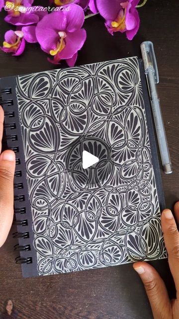 Things To Draw On Black Paper, Black Paper Sketchbook, Instagram Pattern, Zentangle Doodle, This Too Shall Pass, All Is Well, Black Paper, Stay Strong, Stay Safe