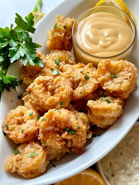 Crispy Fried Shrimp Recipes, Fried Shrimp Recipes Easy, Crunchy Shrimp, Crispy Fried Shrimp, Fried Shrimp Recipes, Crispy Shrimp, Shrimp Appetizers, Shrimp Recipes For Dinner, The Best Game