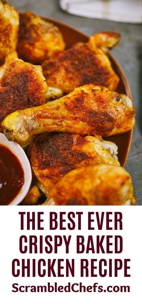 Baked Chicken Legs And Thighs, Chicken Leg Recipes Oven, Oven Fried Chicken Legs, Chicken Legs And Thighs, Chicken Legs In Oven, Crispy Baked Chicken Legs, Oven Baked Chicken Legs, Chicken Legs Recipe, Crispy Baked Chicken Thighs