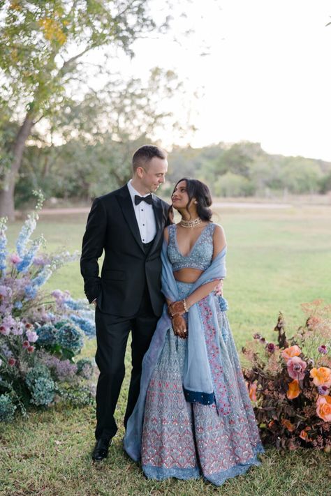 These Doctors Wed in a Joyous and Colorful Multi-Day American-Indian Wedding in Austin - Over The Moon