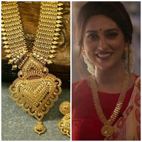 Raani Haar Gold Jewellery Designs, Chandan Haar Jewellery Gold, Gold Rani Haar New Design, Rani Har Gold, Rani Har, Rani Haar, New Gold Jewellery Designs, Gold Jewelry Simple Necklace, Gold Mangalsutra Designs