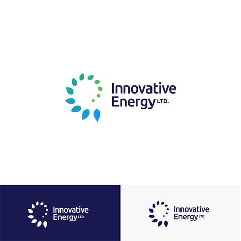 Energy Branding Design, Innovative Logo Design, Innovate Logo, Energy Logo Ideas, Clean Energy Logo, Change Logo Design, Tech Logo Design Inspiration, Innovation Logo Design, Renewable Energy Logo