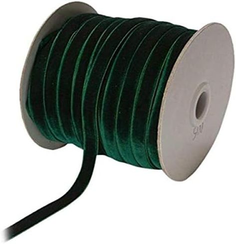 20 Yard/Roll 3/8 Inch Velvet Ribbon Single Face Spool for Wedding Christmas Wrapping DIY Crafts Decoration : Amazon.ca: Home Christmas Wrapping Diy, Green Velvet Ribbon, Emerald Green Velvet, Yard Wedding, Glitter Crafts, Pencil And Paper, Sewing Party, Green Brands, Wedding Crafts