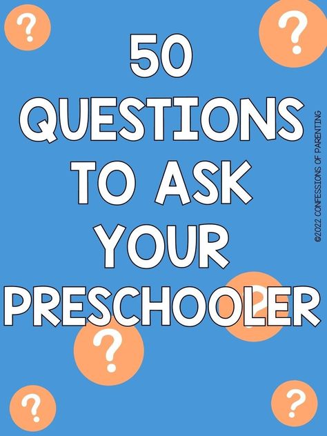 Unlock the fascinating world of your preschooler's mind with these delightful and engaging questions to ask a preschooler, curated! Spark meaningful conversations, nurture their curiosity, and foster language development with thought-provoking prompts designed specifically for preschool-aged children. From imaginative scenarios to silly situations, these questions will stimulate their creativity and encourage them to express their thoughts and ideas. Questions To Ask Preschoolers, Questions For Preschoolers, 50 Questions To Ask, True Or False Questions, Toddler Speech, Conversation Questions, 50 Questions, I Hug You, Conversation Topics