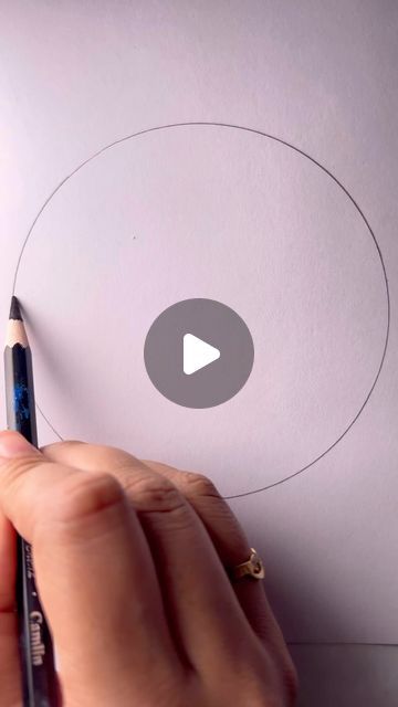 Circular Drawing Ideas, Cool Drawing Hacks, How To Draw Cool Stuff, Nature Study Drawing Sketch, How To Colour, Drawing How To, Pencil Colour Art Drawings, How To Draw Landscape, How To Draw A House