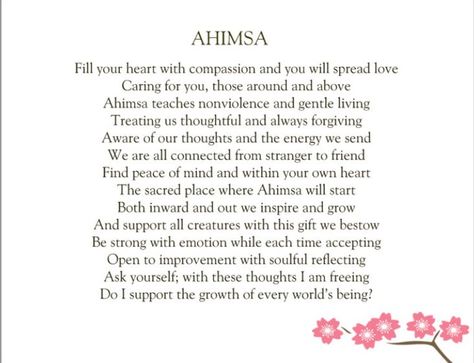 Ahimsa.  Beautiful poem. Yoga Inspiration Art, Yoga Teacher Quotes, Yoga Words, Yoga Thoughts, Yamas And Niyamas, Yoga Reading, Yoga Quotes Funny, Yoga Themes, Yoga Inspiration Quotes