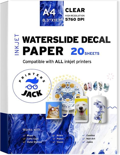 Inkjet Waterslide Decal Paper, Water Transfer Paper, Waterslide Decal Paper, Waterslide Paper, Candle Plate, Decal Paper, Bowl Candle, Diy Tumblers, Water Slide