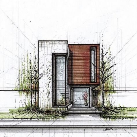 Exterior Sketch Design: Bridging Dreams and Realities