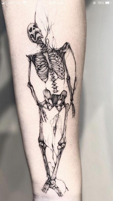 Alaskan Tattoos, Vertical Tattoo, Germany Tattoo, Anatomy Tattoo, Skeleton Tattoo, Ribcage Tattoo, Skeleton Tattoos, Elbow Tattoos, Spine Tattoos For Women