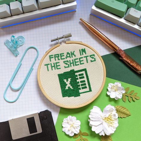 Freak in the Sheets Excel - Modern Colourful Cross Stitch - Digital PDF, Instant Download Funny Embroidery Patterns Free, Free Cross Stitch Patterns To Download, Rude Embroidery, Cross Stitch Patterns Free Printable, Funny Embroidery Patterns, Printable Cross, Colourful Cross Stitch, Funny Embroidery, Patterns Flowers