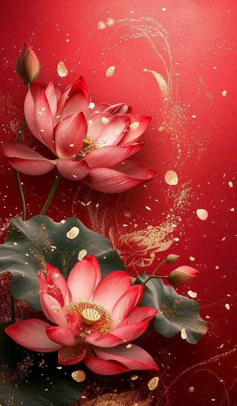 Lotus Wallpaper, Clip Art Frames Borders, Lucky Symbols, Holiday Cross Stitch, Art Gallery Wallpaper, Flower Background Wallpaper, Watercolor Flowers Paintings, Beautiful Rose Flowers, Flower Art Painting