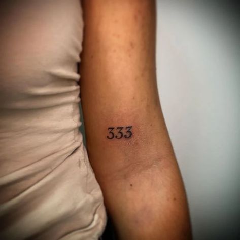 333 Tattoo Meaning With 100+ Images To Inspire Your Growth 333 Tattoo, Growth Tattoo, Boho Tattoos, Tattoo Meaning, Angel Number, Tattoo Inspo, Tattoos With Meaning, Tatting, Henna