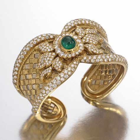 Bangles Jewelry Designs, Precious Jewels, Jewellery Ideas, Fabulous Jewelry, Fall Jewelry, Emerald Jewelry, Jewellery Design, Jewellery Designs, Bangles Jewelry