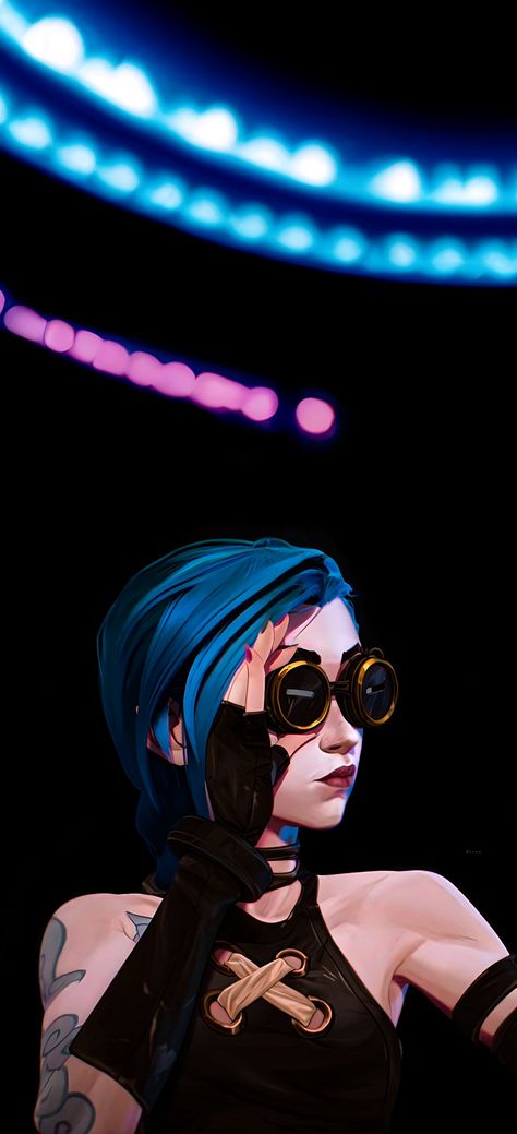 Arcane Jinx Arcane Wallpaper Phone, Jinx Phone Wallpaper, Arcane Wallpaper Phone 4k, Arcane Phone Wallpaper, Arcane League Of Legends Wallpaper, Jinx Background, Arcane Lockscreen, Jinx Arcane Wallpapers, Arcane Background