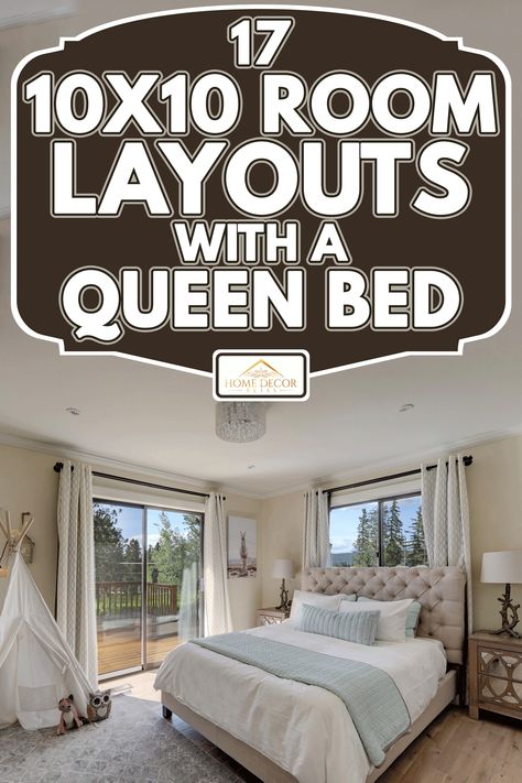 Small Bedroom Ideas With A Queen Bed, Guest Room Furniture Layout, Queen Bed Arrangement Ideas, 9x10 Bedroom Layout Queen Bed, 2 Beds In Bedroom, 10 X 11 Bedroom Furniture Layout, Queen Bed In A Small Bedroom, 11x11 Bedroom With Queen Bed, Bedroom Layout Queen Size Bed