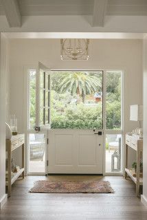 The Farmilia House - Farmhouse - Entry - Santa Barbara - by Hearth Homes Interiors | Houzz Farmhouse Entry, Studio Website, Porch And Balcony, Outdoor Lounge Set, Entry Hall, Hospitality Design, Room Remodeling, Tech Support, Fireplace Accessories