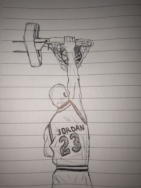 Michael Jordan Pen Drawing Basketball Aesthetic Drawing, Michael Jordan Sketch, Michael Jordan Dibujo, Basketball Drawings Sketches, Michael Jordan Drawing, Basketball Sketch, Jordan Drawing, Basketball Jordan, Basketball Drawings