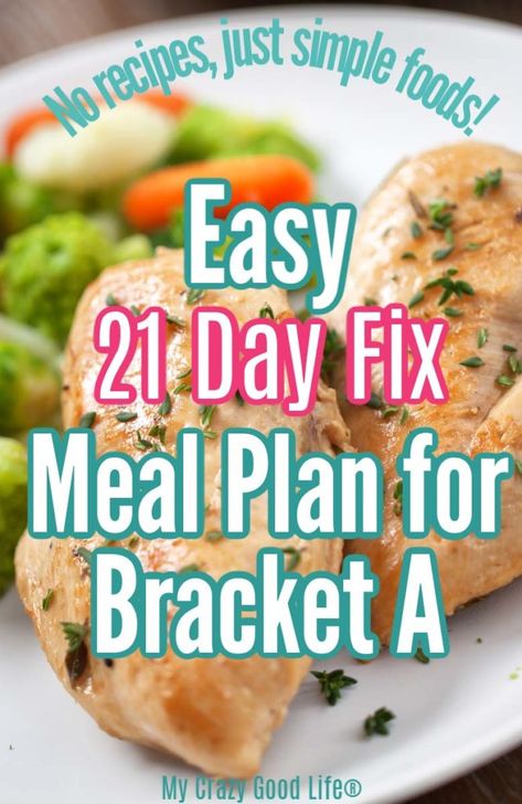 This easy 21 Day Fix Meal Plan is perfect for those just starting out on the Fix or Ultimate Portion Fix! This plan uses no "recipes," but instead fills your first week with simple foods that you can prep ahead of time. #21dayfix #portionfix #beachbody Simple Foods, 21 Day Fix Diet, 21 Day Fix Meal Plan, 7 Day Meal Plan, 21 Day Fix Meals, Easy Meal Plans, Ketogenic Diet Meal Plan, The Fix, 1200 Calories