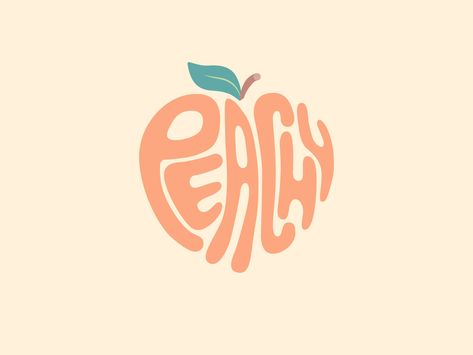 Peachy by Tan Nguyen Different Logo, Logo Reference, Logo Ideas, New Design, Logo Design, Design