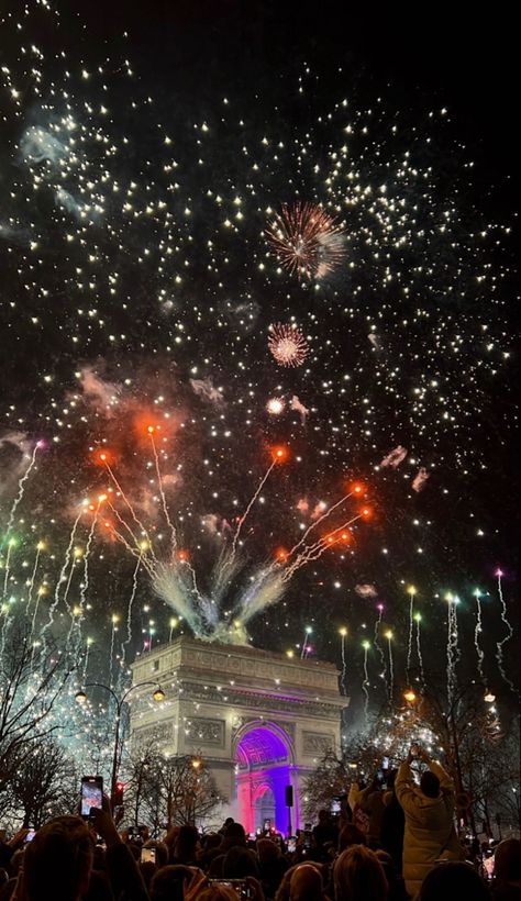 From ekidboy on ig | new years eve paris | paris new years eve eiffel towers | fireworks aesthetic Silvester In Paris, New Year Night Aesthetic, New Years In Paris, Silvester Aesthetic, London New Years Eve, Paris New Year, New Year In Paris, New Years Eve Aesthetic, Paris New Years Eve