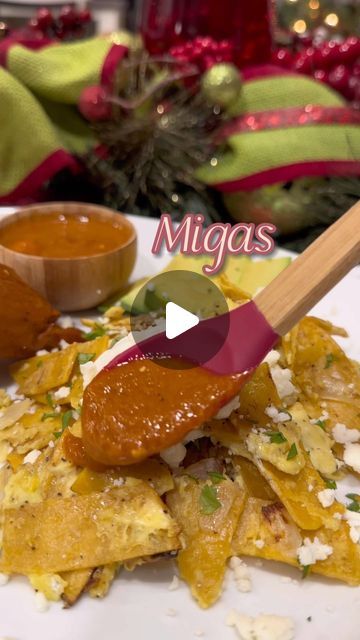 Salty Cocina on Instagram: "Migas is a quick, easy, and economical recipe prepared with crispy pieces of tortillas and scrambled eggs. There is so many versions of this recipe and can also be prepared with totopos and left over salsa. #migas #easyrecipes #explorepage #budgetmeals #quickneasymeals #quickrecipes #explorepage #recipes #mexicanfood #foodie #foodblogger #foodstagram" Breakfast Salsa Recipe, Migas Recipe Mexican Breakfast, Salvadorian Breakfast, Breakfast Ideas Mexican, Easy Migas Recipe, Mexican Breakfast Ideas, Eggs With Salsa, Nopalitos Recipe, Salty Cocina