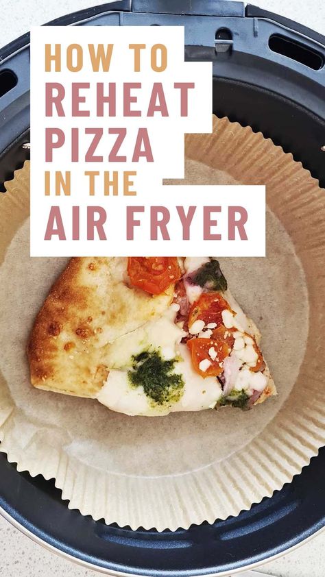 How to Reheat Pizza in the Air Fryer - Cooking My Dreams Reheat Pizza In Microwave, Reheating Pizza, How To Reheat Pizza, Pizza In The Air Fryer, Cold Pizza, Italian Custard, Reheat Pizza, Frozen Pasta, Italian Sausage Pasta