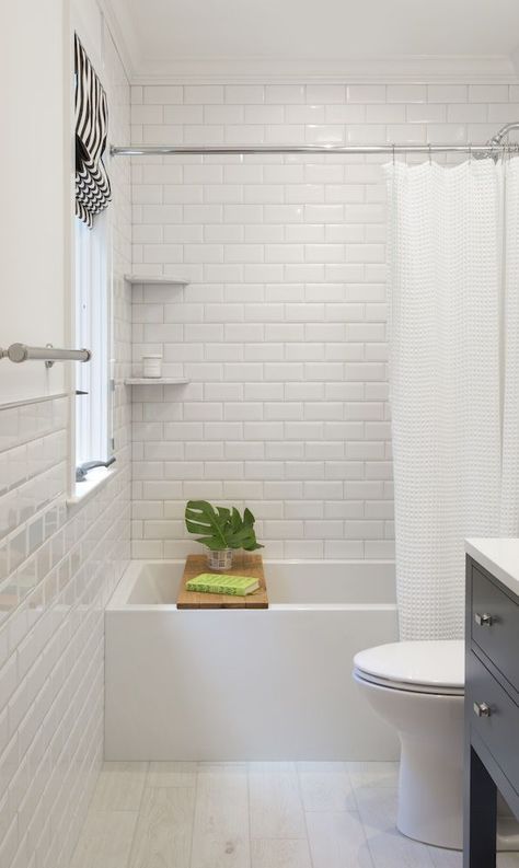 small bathroom subway tile | 25+ best ideas about Subway tile bathrooms on Pinterest ... Beveled Subway Tile Bathroom, White Tiled Bathroom, White Beveled Subway Tile, Subway Tile Bathroom, White Subway Tile Bathroom, Queenslander House, Classic Bathroom Design, Tiled Bathroom, Beveled Subway Tile