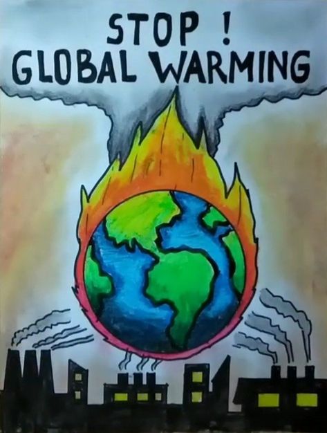 Slogan Poster About Globalisasyon, Save Earth Drawing Easy, Poster Slogan About Environment Drawing, Globalisasyon Poster Drawing, Global Warning Posters Drawing, Global Warning Posters Ideas Drawing, Global Warning Posters Ideas Earth, Global Warm Poster, Poster Alam Sekitar