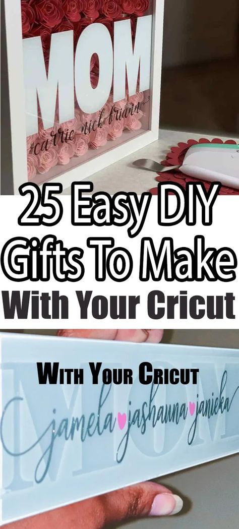 Pink Presents, Easy Diy Gift Ideas, Diy Gifts To Make, Cricut Birthday, Gifts To Make, Cricut Projects Beginner, Easter Basket Diy, Diy Gift Ideas, Diy Simple